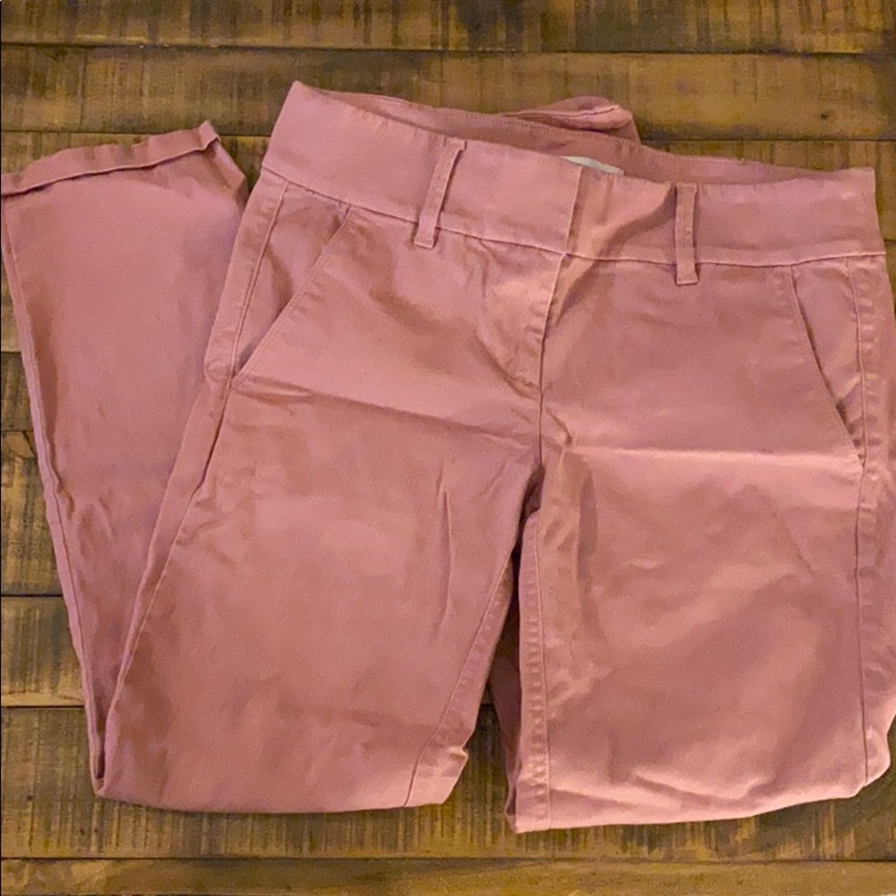 LOFT Modern Chino Cropped pants